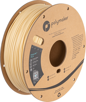 Filament, plastic for 3D printing Polymaker PolyLite™ PLA, Cream, 1 kg