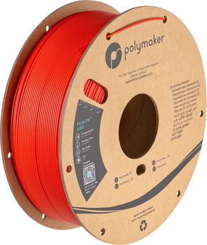 Filament, plastic for 3D printing Polymaker PolyLite™ ABS, Red, 1 kg