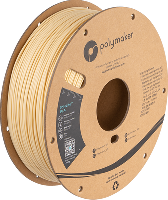 Polymaker PolyLite™ PLA, Cream, 1 кг — бежевий філамент, пластик для 3д-друку PA02056 фото