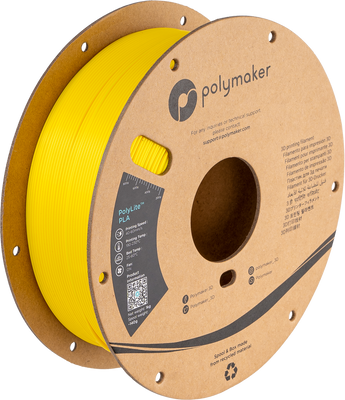Polymaker PolyLite™ Silk PLA, Silk Yellow, 1 кг — філамент, пластик для 3д-друку PA03016 фото