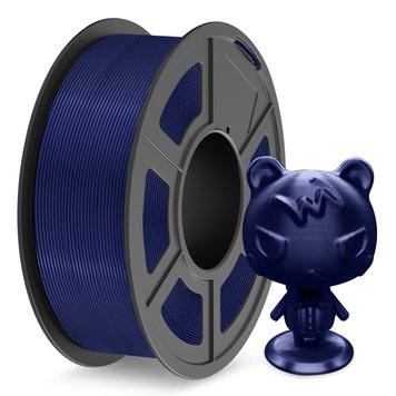 Filament, plastic for 3D printing SUNLU TPU-Silk, Dark Blue, 1 kg