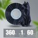 Lanxiaodu PETG-CF, Black, 1 кг — філамент, пластик для 3д-друку Lanx003 фото 2