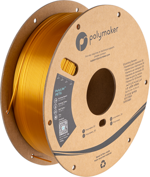 Filament, plastic for 3D printing Polymaker PolyLite™ PETG, Gold, 1 kg