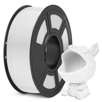 Filament, plastic for 3D printing SUNLU PLA Meta, White, 1 kg