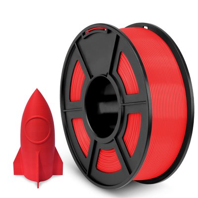 SUNLU PLA, Red, 1 кг — червоний філамент, пластик для 3д-друку SUNLU0005 фото