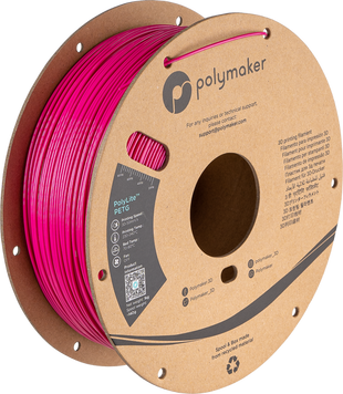 Polymaker PolyLite™ PETG, Magenta, 1 кг — рожевий філамент, пластик для 3д-друку PB01039 фото