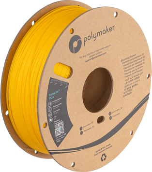 Filament, plastic for 3D printing Polymaker PolyLite™ PLA, Yellow, 1 kg