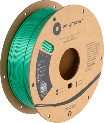 Polymaker PolyLite™ Silk PLA, Silk Green, 1 кг — філамент, пластик для 3д-друку PA03011 фото