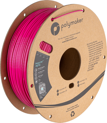Polymaker PolyLite™ PETG, Magenta, 1 кг — філамент, пластик для 3д-друку PB01039 фото