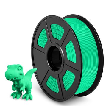 Filament, plastic for 3D printing SUNLU PLA, Green, 1 kg