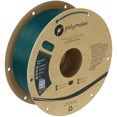 Polymaker PolyLite™ Galaxy PLA, Galaxy Dark Green, 1 кг — зелений філамент, пластик для 3д-друку PA02097 фото