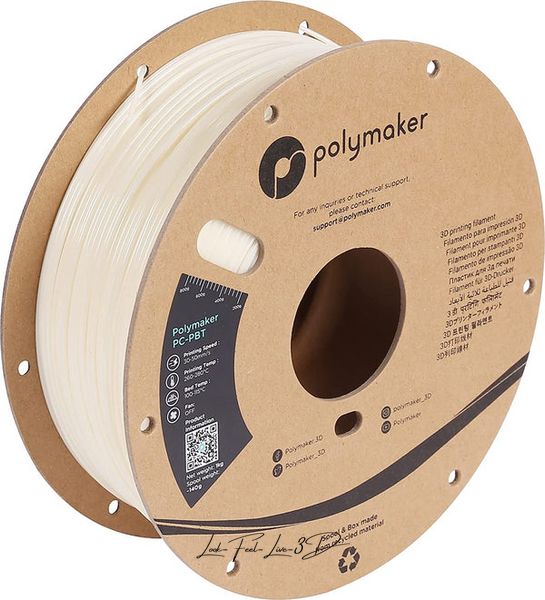 Polymaker PC-PBT, Natural, 1 кг — філамент, пластик для 3д-друку PC05002 фото