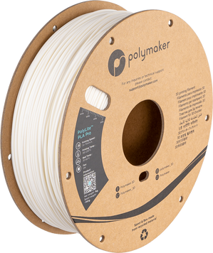 Filament, plastic for 3D printing Polymaker PolyLite™ PLA Pro, White, 1 kg