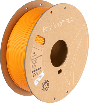 Filament, plastic for 3D printing Polymaker PolyTerra™ PLA+, Orange, 1 kg