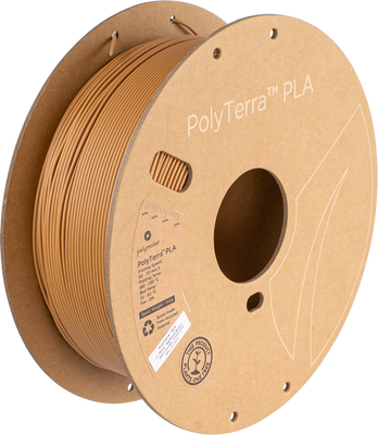 Filament, plastic for 3D printing Polymaker PolyTerra™ PLA, Wood Brown, 1 kg