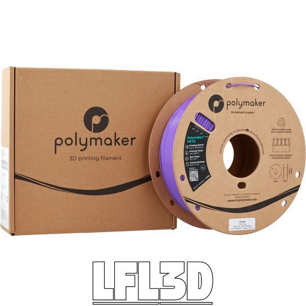 Polymaker&trade; PETG Purple, 1 кг &mdash; фіолетовий філамент, пластик для 3д-друку PB05013 фото