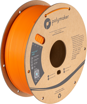 Filament, plastic for 3D printing Polymaker PolyLite™ ABS, Orange, 1 kg