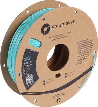 Polymaker PolyFlex™ TPU90, Polymaker Teal, 0,75 кг — бірюзовий філамент, пластик для 3д-друку PD02005 фото