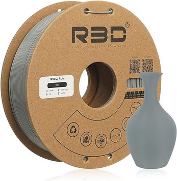 R3D PLA, Gray, 1 kg — filament, plastic for 3D printing