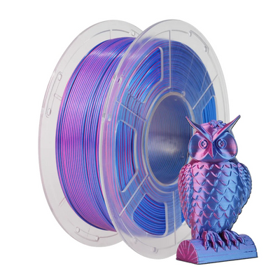 SUNLU Silk PLA+, Dual Color, Red-Blue, 1 кг — філамент, пластик для 3д-друку SUNLU0107 фото
