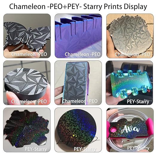 Двостороння пластина для 3D-принтера JUUPINE PEY-Starry/PEO-Chameleon для Bambu Lab A1 mini Fukdow003 фото