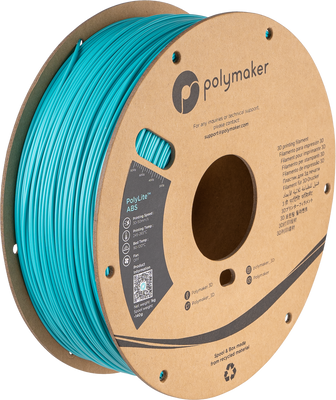 Polymaker PolyLite™ ABS, Polymaker Teal, 1 кг — філамент, пластик для 3д-друку PE01010 фото
