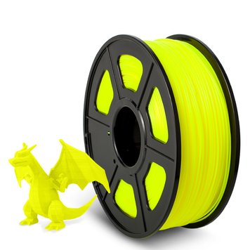 Filament, plastic for 3D printing SUNLU ABS, Yellow, 1 kg