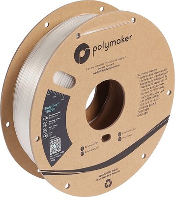 Polymaker PolyFlex™ TPU90, Clear, 0,75 кг — філамент, пластик для 3д-друку PD02004 фото