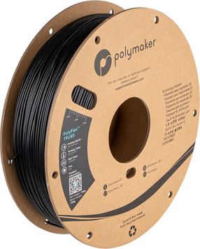 Filament, plastic for 3D printing Polymaker PolyFlex™ TPU95, Black, 0,75 kg