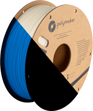 Polymaker PolyLite™ Glow PLA, Glow Blue, 1 кг — біло-синій філамент, пластик для 3д-друку PA02077 фото