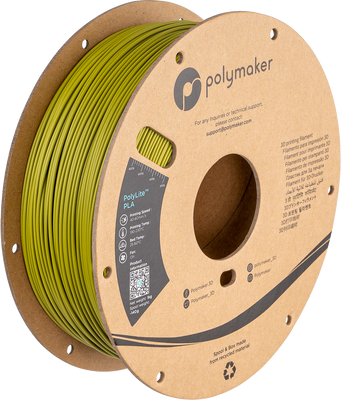Polymaker PolyLite™ PLA, Olive Green, 1 кг — філамент, пластик для 3д-друку PA02058 фото