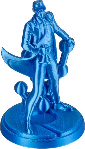 Polymaker PolyLite™ Silk PLA, Silk Blue, 1 кг — філамент, пластик для 3д-друку PA03005 фото