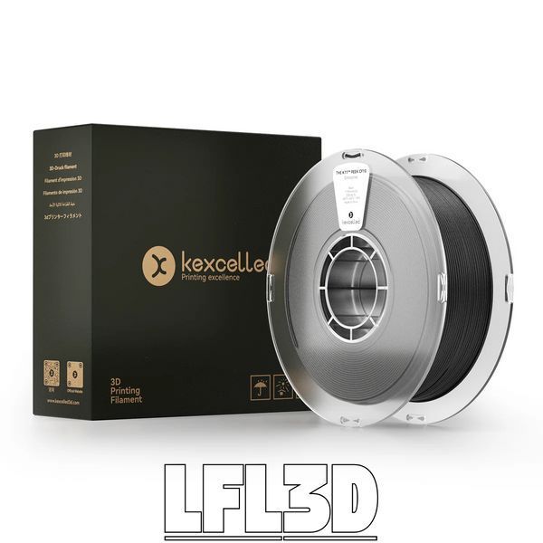Kexcelled THE K11&trade; PEEK-CF10 Black, 1 kg KXL-K11-PEEK-CF10-BLK-1K photo