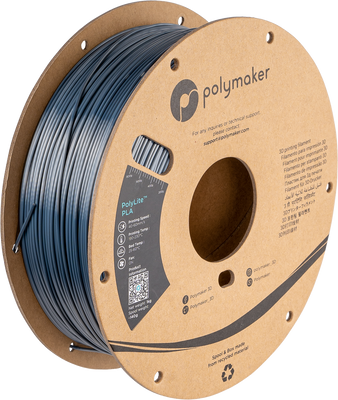 Polymaker PolyLite™ Silk PLA, Silk Chrome, 1 кг — філамент, пластик для 3д-друку PA03009 фото