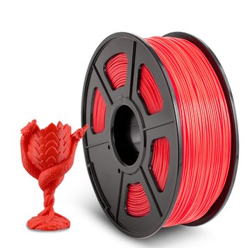 Filament, plastic for 3D printing SUNLU ABS, Red, 1 kg