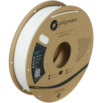 Filament, plastic for 3D printing Polymaker PolyFlex™ TPU95, White, 0,75 kg