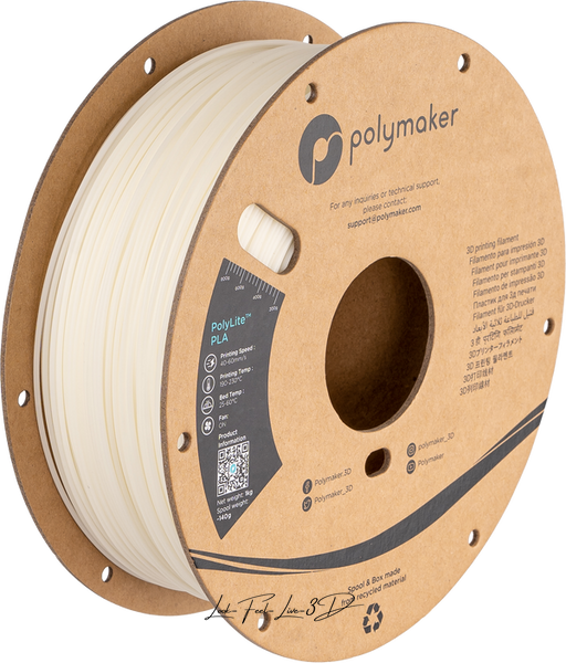 Filament, plastic for 3D printing Polymaker PolyLite™ Glow PLA, Glow Orange, 1 kg