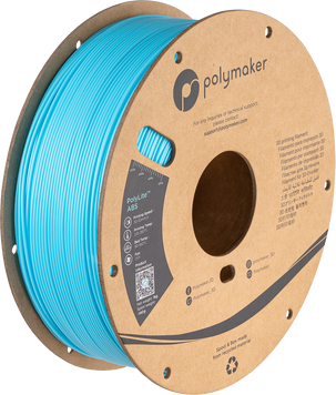 Filament, plastic for 3D printing Polymaker PolyLite™ ABS, Light Blue, 1 kg