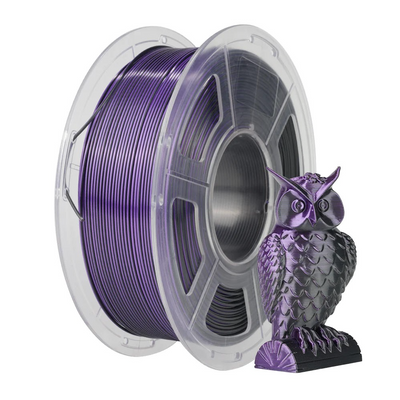 SUNLU Silk PLA+, Dual Color, Black-Purple, 1 кг — філамент, пластик для 3д-друку SUNLU0112 фото