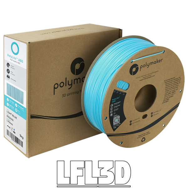 Polymaker&trade; ABS, Light Blue, 1 кг &mdash; блакитний філамент, пластик для 3д-друку PE01031 фото