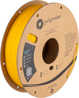 Polymaker PolyFlex™ TPU95, Yellow, 0,75 кг — філамент, пластик для 3д-друку PD01004 фото
