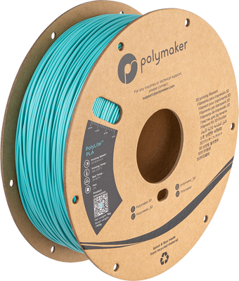 Polymaker PolyLite™ PLA, Polymaker Teal, 1 кг — бірюзовий філамент, пластик для 3д-друку PA02010 фото