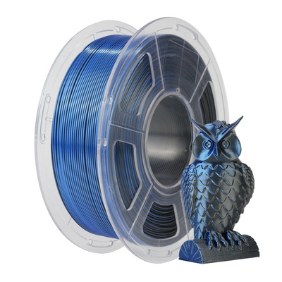 SUNLU Silk PLA+, Dual Color, Black-Blue, 1 кг — філамент, пластик для 3д-друку SUNLU0113 фото