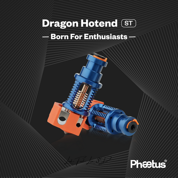 Хотенд Phaetus Dragon Hotend ST, Black, чорний Phaetus0105 фото