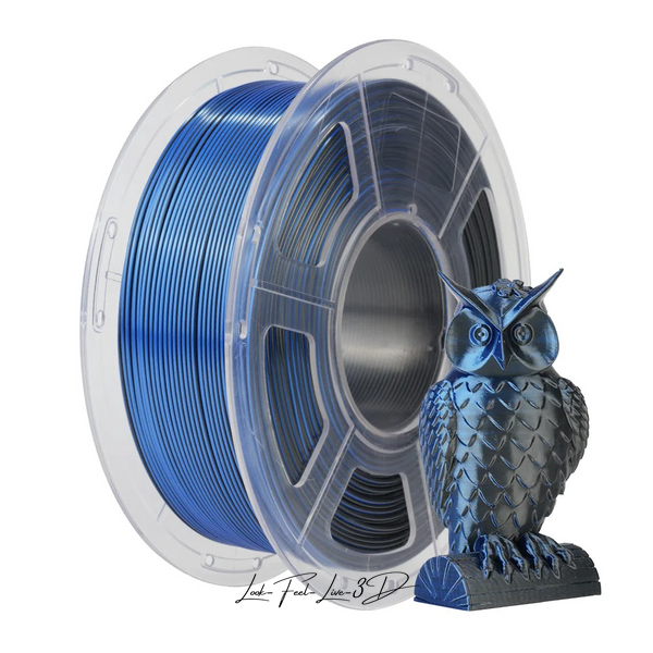 SUNLU Silk PLA+, Dual Color, Black-Blue, 1 кг — філамент, пластик для 3д-друку SUNLU0113 фото
