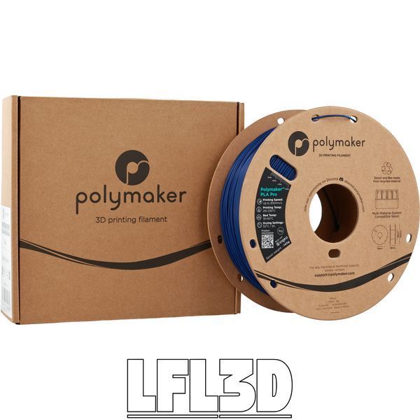 Polymaker&trade; PLA Pro, Blue, 1 кг &mdash; синій філамент, пластик для 3д-друку PA13004 фото