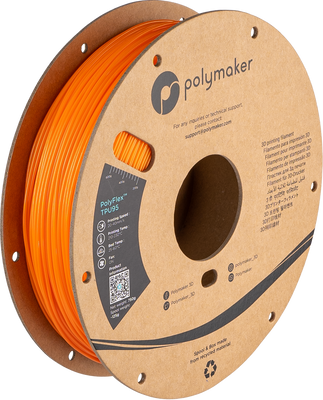 Polymaker PolyFlex™ TPU95, Orange, 0,75 кг — філамент, пластик для 3д-друку PD01006 фото