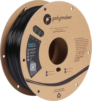 Filament, plastic for 3D printing Polymaker PolyFlex™ TPU95-HF, Black, 1 kg