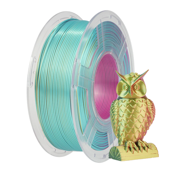 Filament, plastic for 3D printing SUNLU Silk PLA+, Tri-Color, Red-Yellow-Green, 1 kg