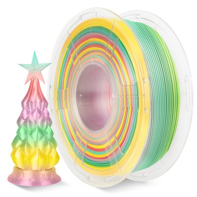 SUNLU Silk PLA+, Rainbow 01, 1 кг — філамент, пластик для 3д-друку SUNLU0116 фото